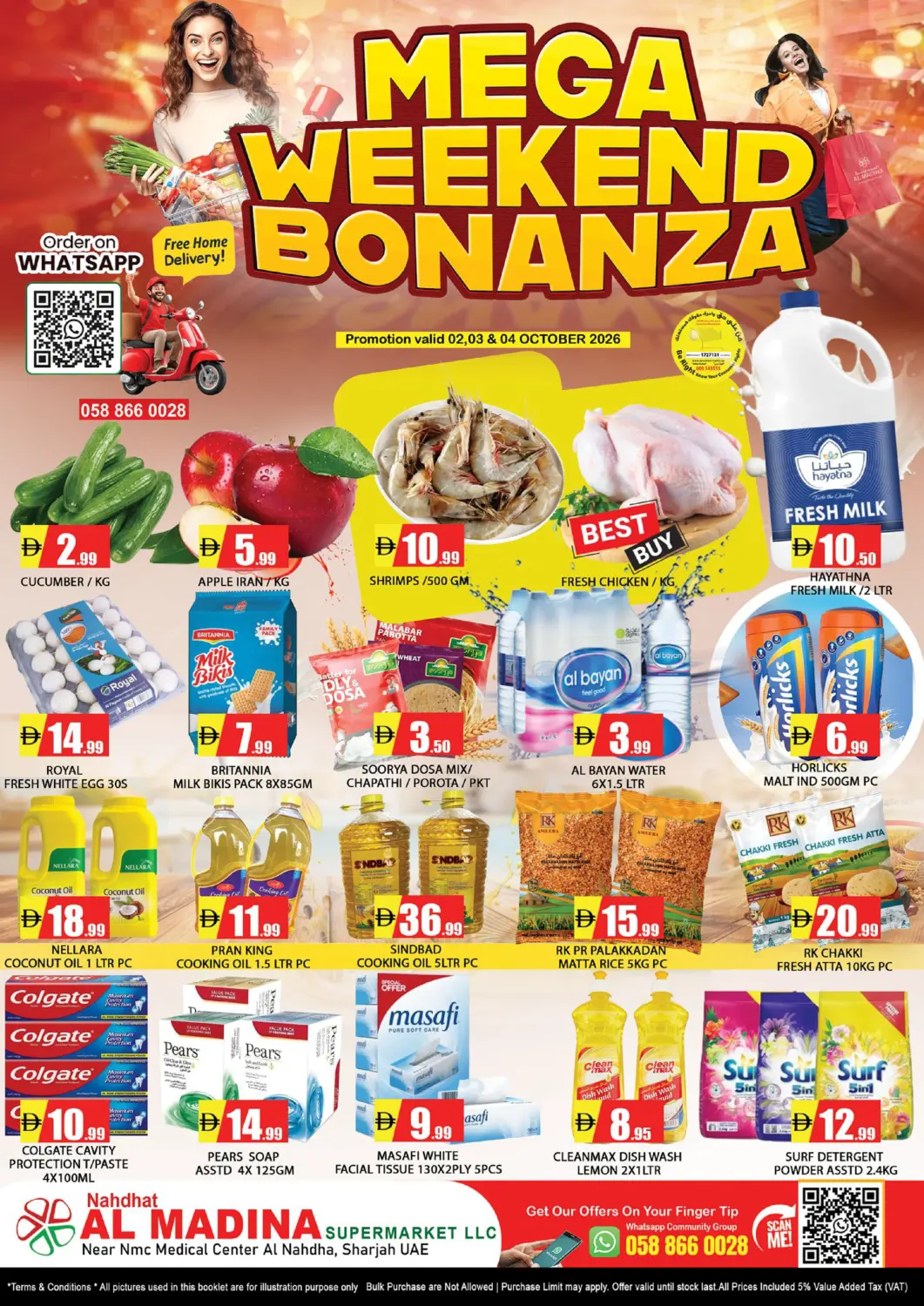 UAE - Sharjah / Ajman Al Madina  offers in D4D Online. Nahdath Al Madina. . Till 4th October