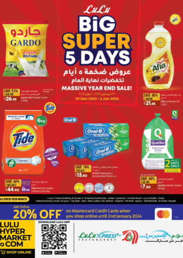 UAE - Fujairah Lulu Hypermarket offers in D4D Online. Big Super 5 Days. . Till 2nd January