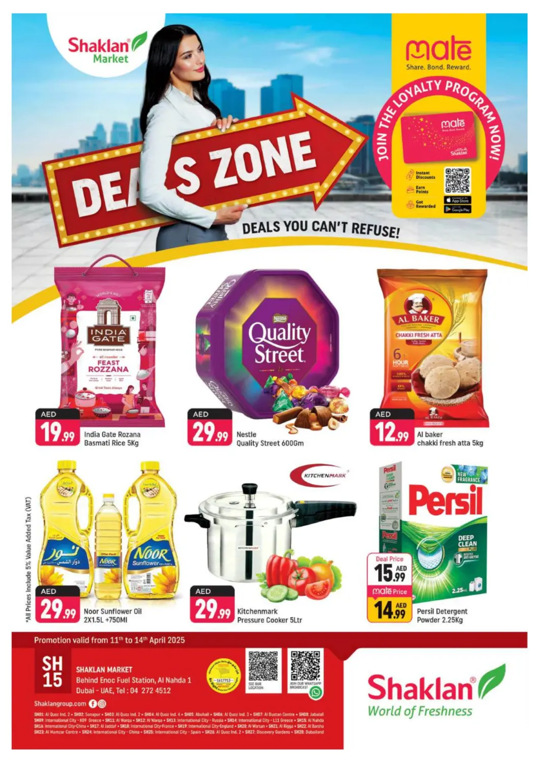 UAE - Dubai Shaklan  offers in D4D Online. Al Nahda 1 , Dubai. . Till 14th April
