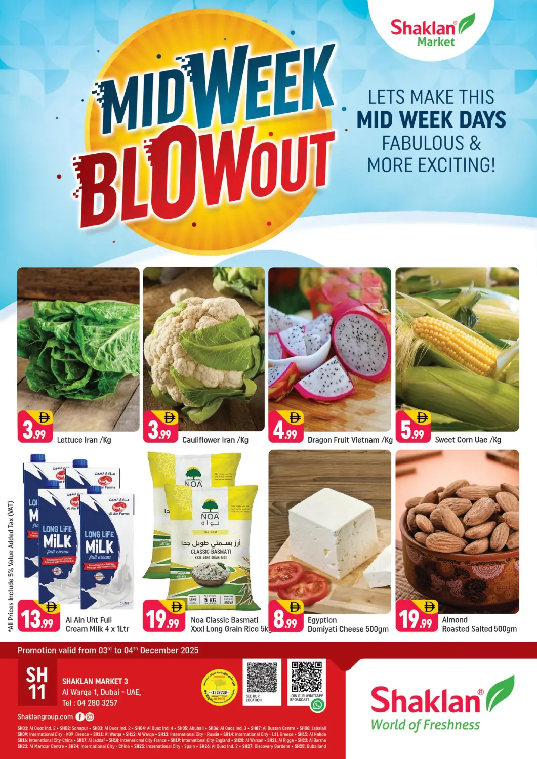 UAE - Dubai Shaklan  offers in D4D Online. Al Warqa1 - Dubai. . Till 4th December