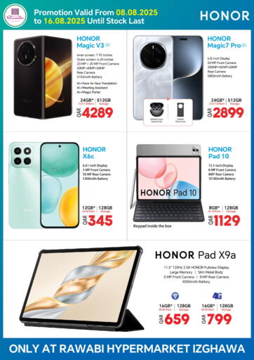 Rawabi Hypermarket - Honor special deal @Izghawa in Qatar Offers - Qatar Honor special deal @Izghawa