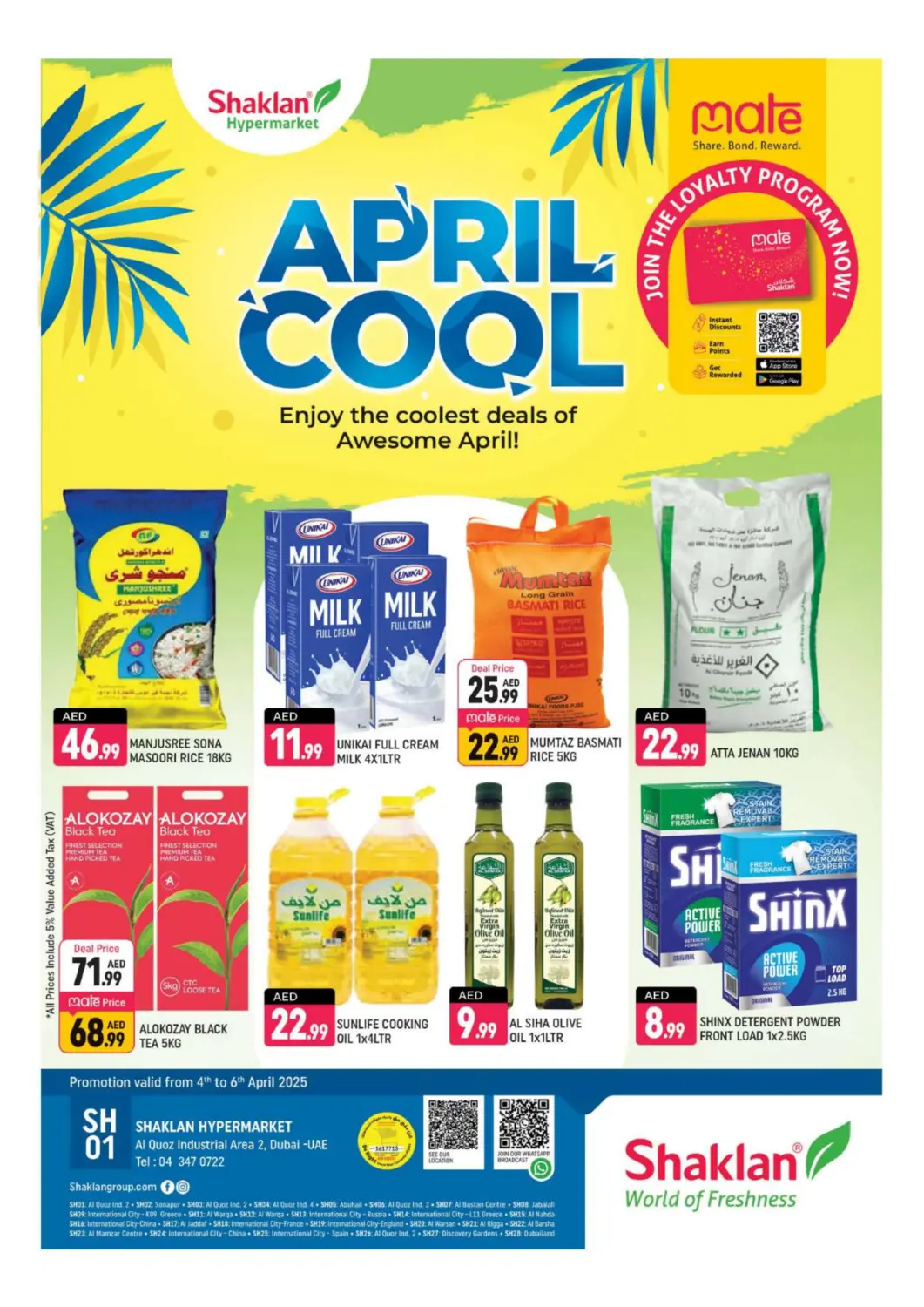 UAE - Dubai Shaklan  offers in D4D Online. Al Qouz Industrial Area 2-Dubai. . Till 6th April