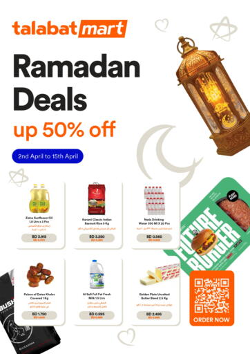 Bahrain Talabat Mart offers in D4D Online. Ramadan Deals Up 50% Off. . Till 15th April