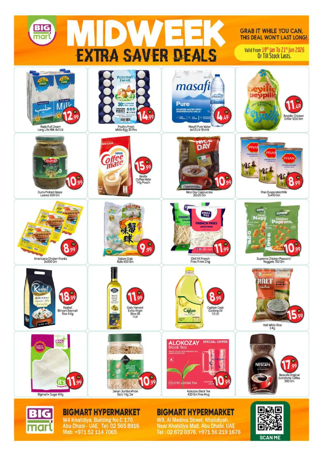 UAE - Abu Dhabi BIGmart offers in D4D Online. W4 Khalidiya,W9 Khalidiya-Abu Dhabi. . Till 21st January