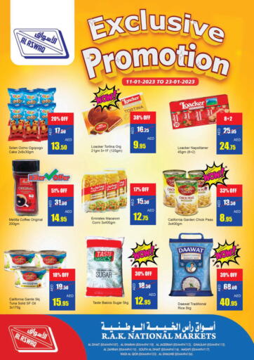UAE - Ras al Khaimah Al Aswaq Hypermarket offers in D4D Online. Exclusive Promotion. . Till 23rd january