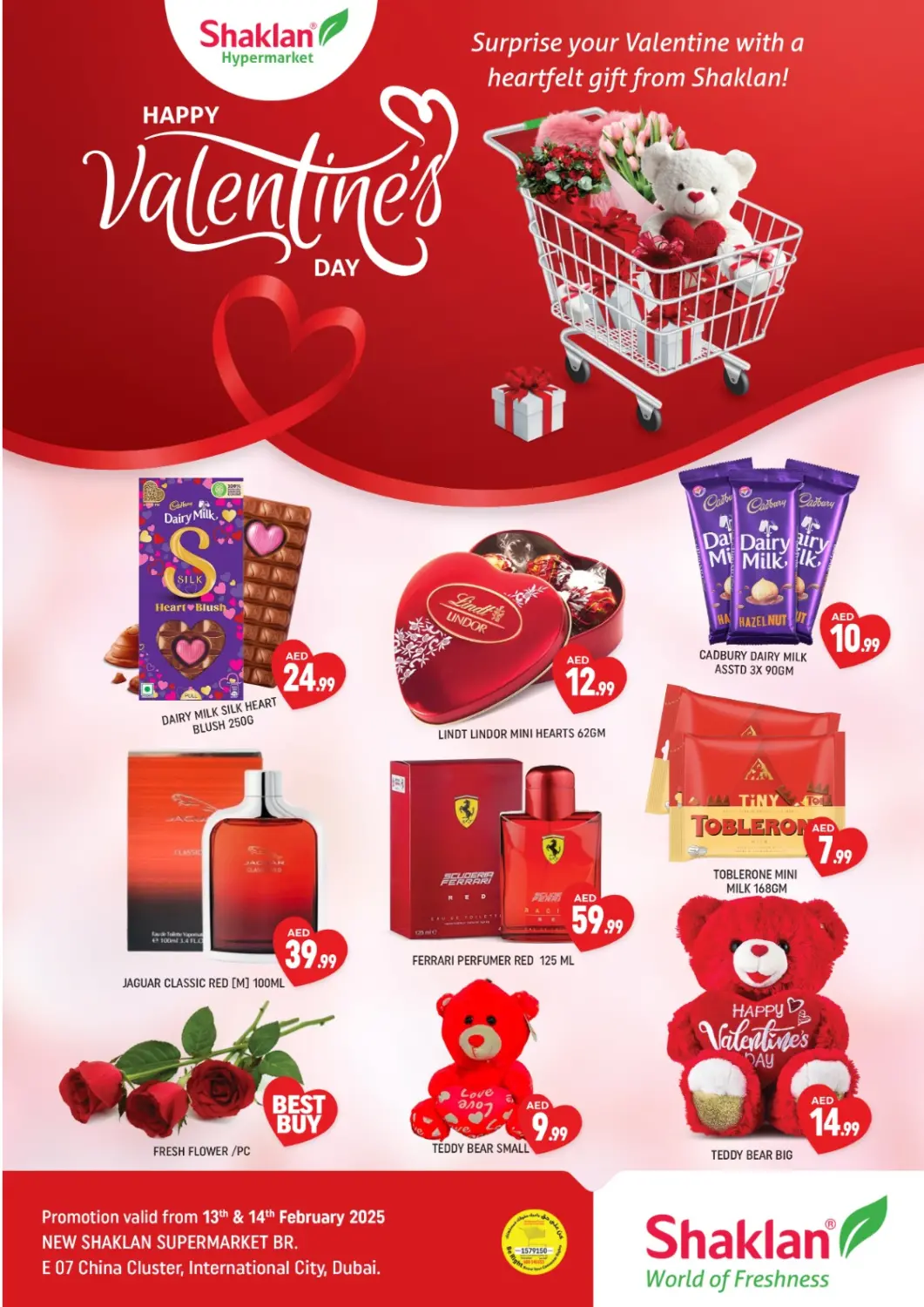 UAE - Dubai Shaklan  offers in D4D Online. E-07 , China Cluster, IC, Dubai. . Till 14th February