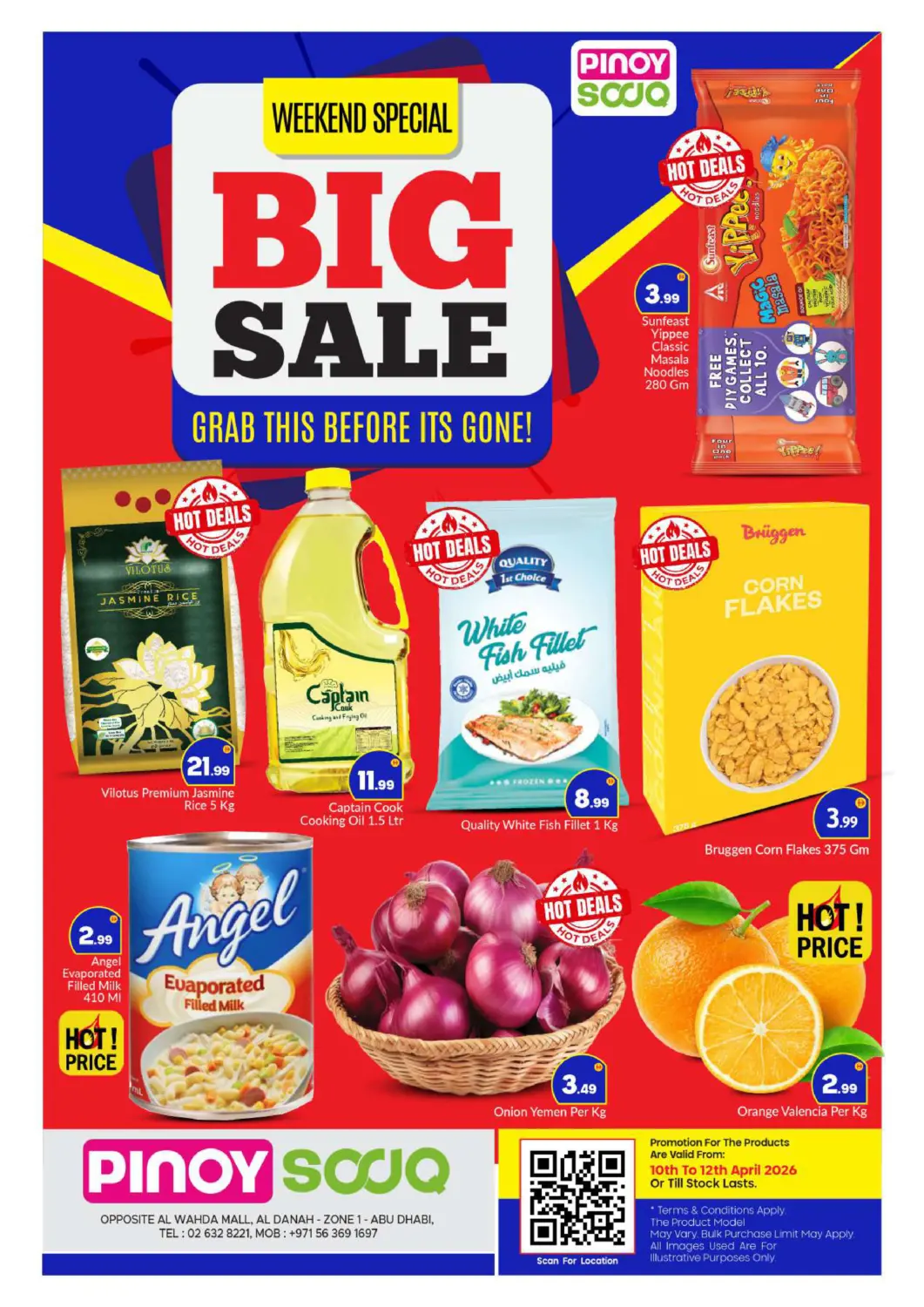 UAE - Abu Dhabi BIGmart offers in D4D Online. Al Wahda Mall - Abu Dhabi. . Till 12th April