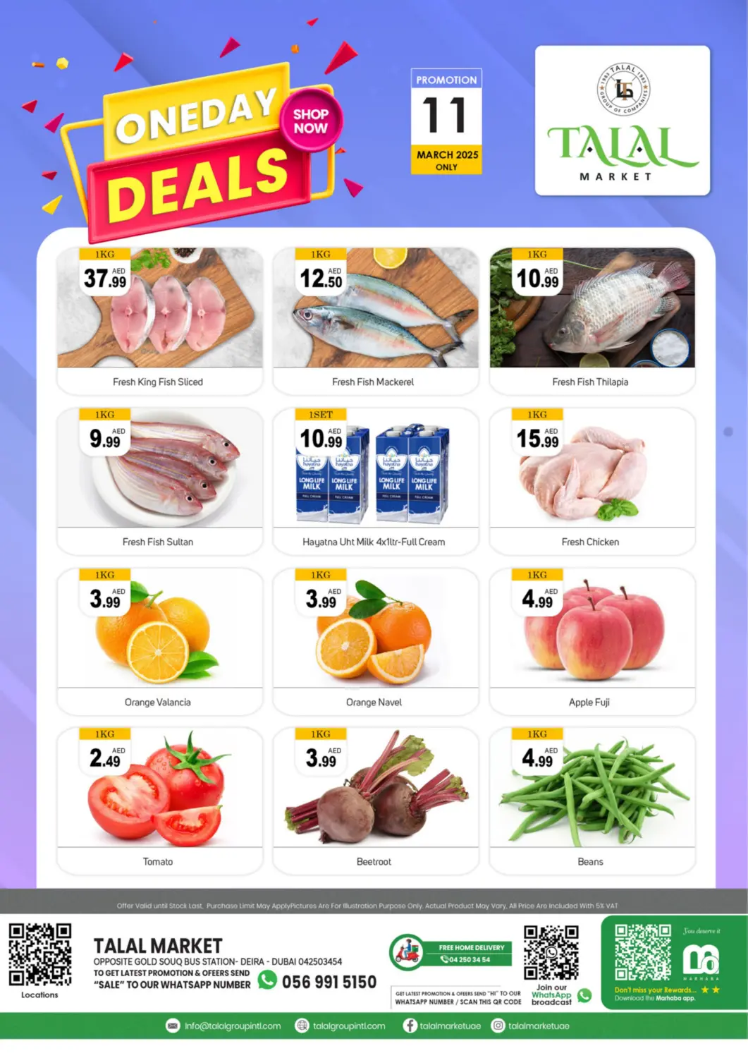 UAE - Dubai TALAL MARKET offers in D4D Online. Gold Souq-Deira-Dubai. . Only On 11th March