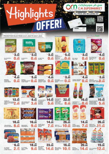 UAE - Abu Dhabi C.M. supermarket offers in D4D Online. Highlights Offer!. . Till 28th January
