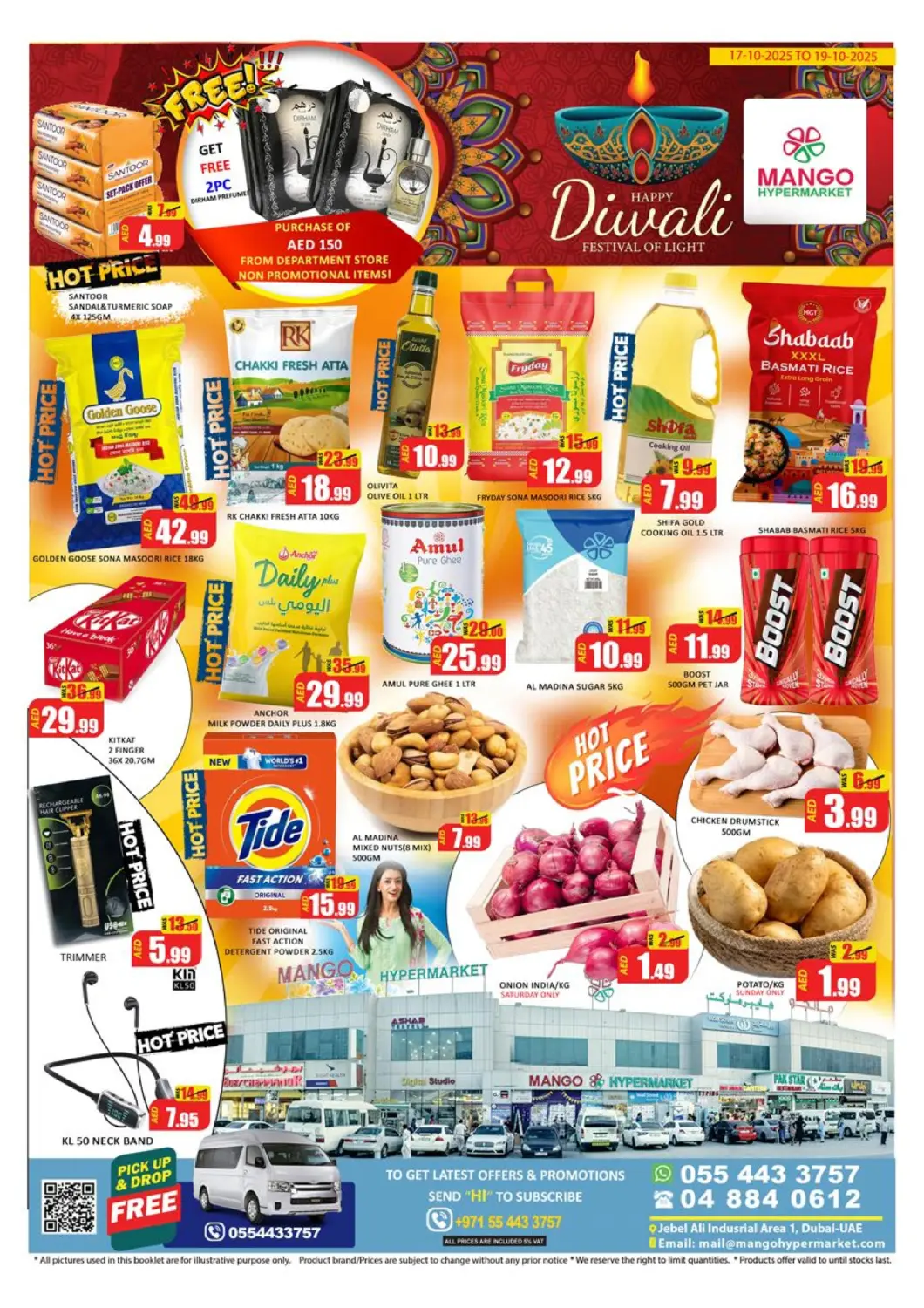 UAE - Dubai Mango Hypermarket LLC offers in D4D Online. Jabel Ali industrial Area 1 -Dubai. . Till 19th October