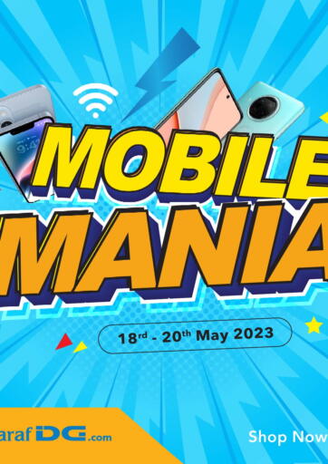 Bahrain Sharaf DG offers in D4D Online. Mobile Mania @ SharafDG 😍  Buy Any Phone above 150 BD above & Get Free Gifts  + Additional One Year warranty on 14 pro&max. . Till 20th May