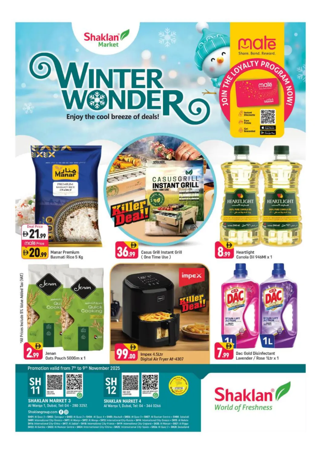 UAE - Dubai Shaklan  offers in D4D Online. Al Warqa 1- Dubai. . Till 9th November