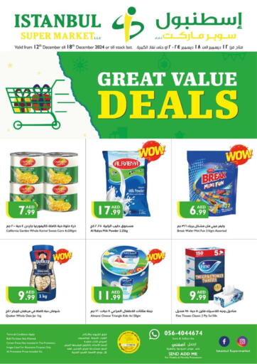 UAE - Ras al Khaimah Istanbul Supermarket offers in D4D Online. Great Value Deals. . Till 18th December