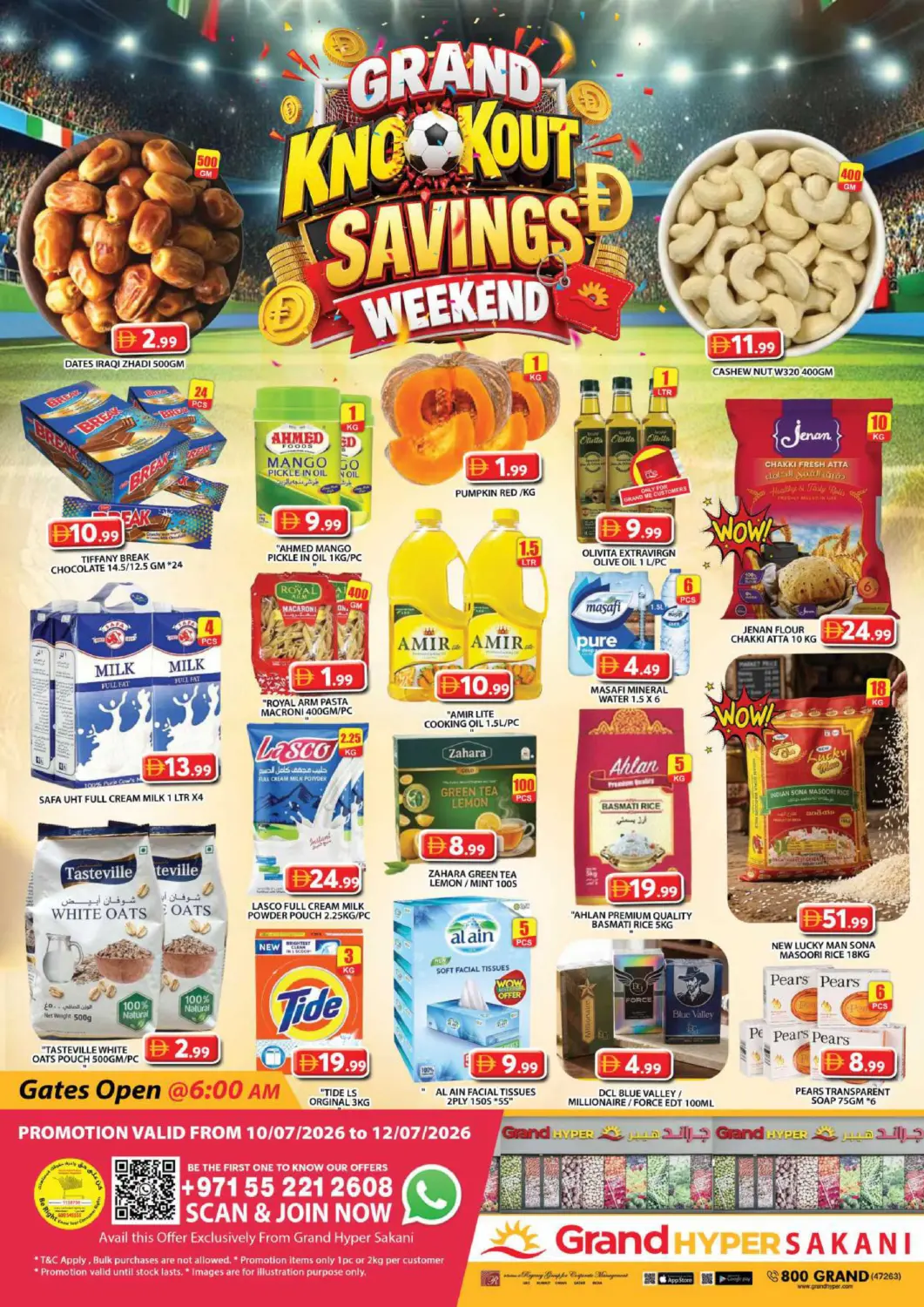 UAE - Dubai Grand Hyper Market offers in D4D Online. Grand Hyper Sakani. . Till 12th July