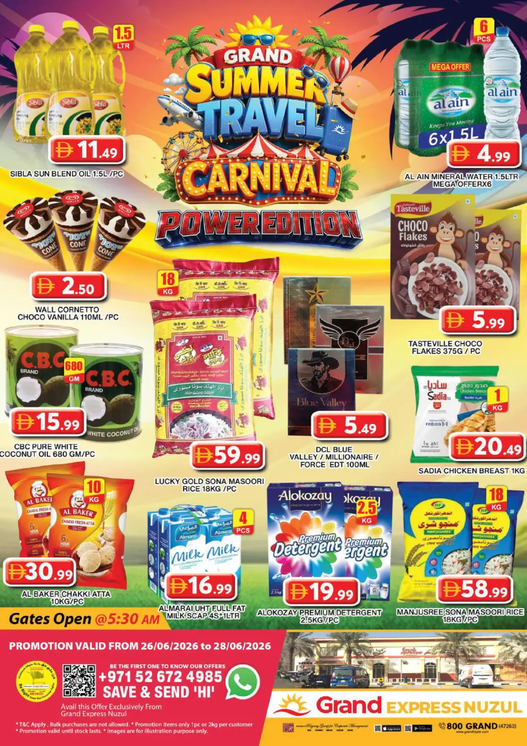 UAE - Dubai Grand Hyper Market offers in D4D Online. Grand express Nuzul. . Till 28th June