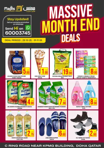 Majlis Hypermarket - Massive Month End Deals in Qatar Offers - Qatar Massive Month End Deals