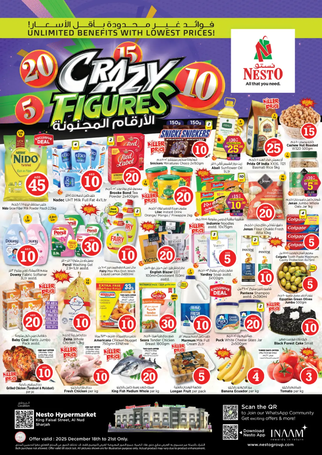 UAE - Sharjah / Ajman Nesto Hypermarket offers in D4D Online. King Faisal Street, Al Nud- Sharjah. . Till 21st December