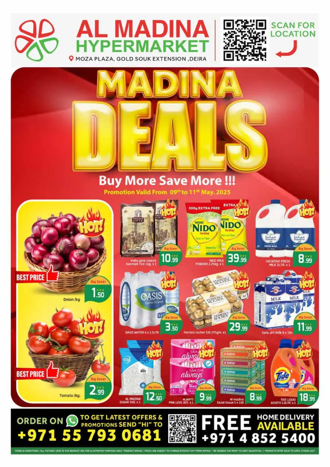 UAE - Dubai Al Madina  offers in D4D Online. Gold Souq - Deira. . Till 11th May