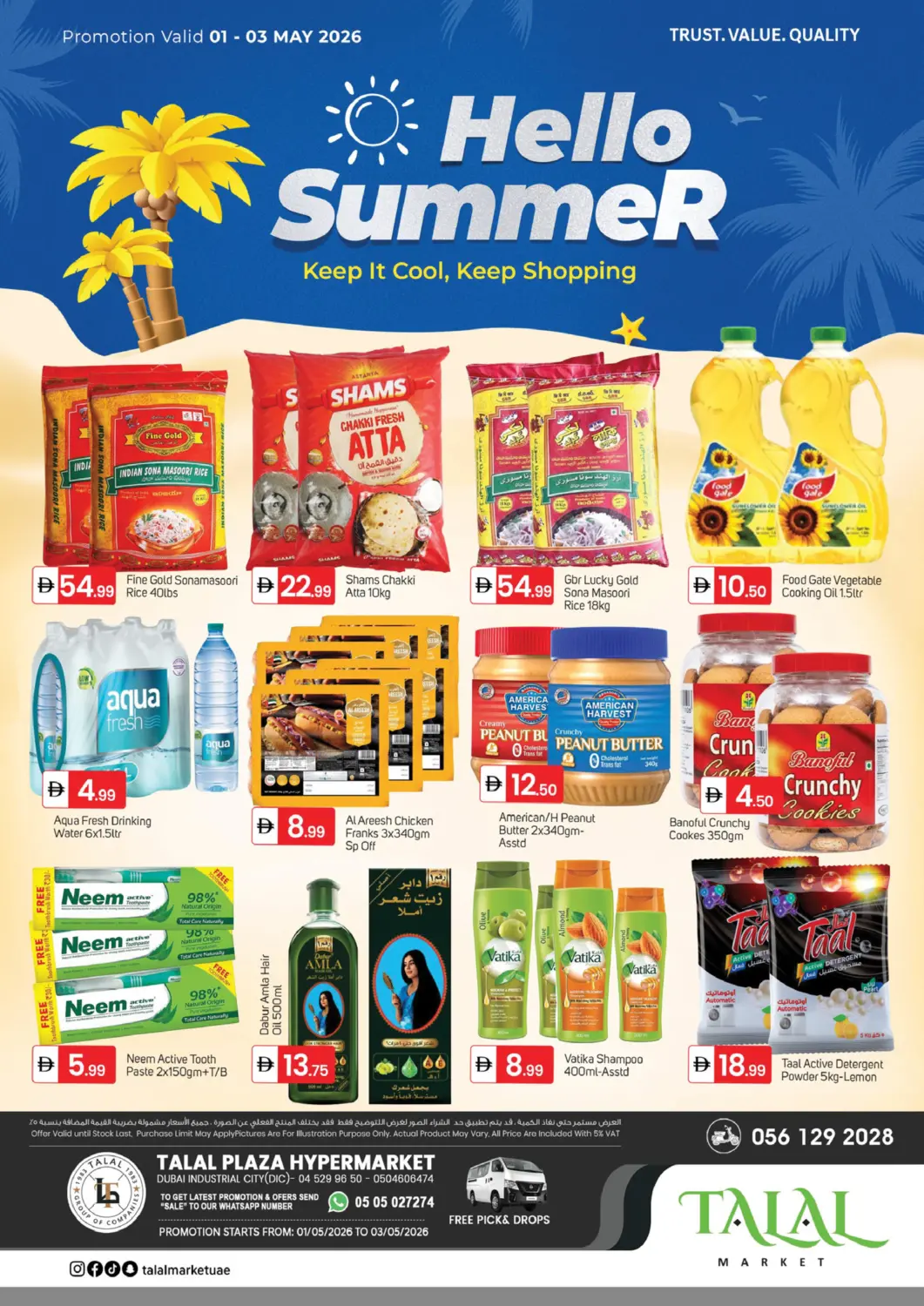 UAE - Dubai TALAL MARKET offers in D4D Online. DIC- Dubai. . Till 3rd May