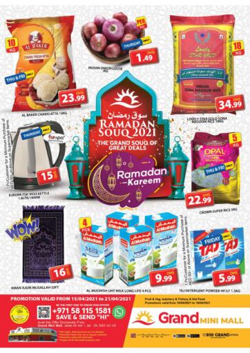 UAE - Dubai Grand Hyper Market offers in D4D Online. Mini Mall - Dubai. . Till 21st April