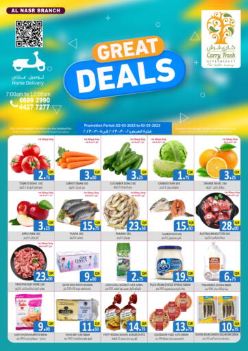Qatar - Doha Carry Fresh Hypermarket offers in D4D Online. Great Deal. . Till 5th March