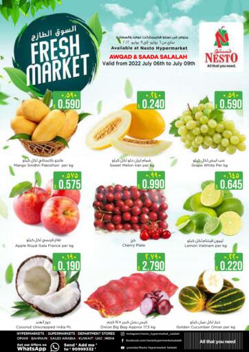 Oman - Sohar Nesto Hyper Market   offers in D4D Online. Fresh Market. . Till 9th July