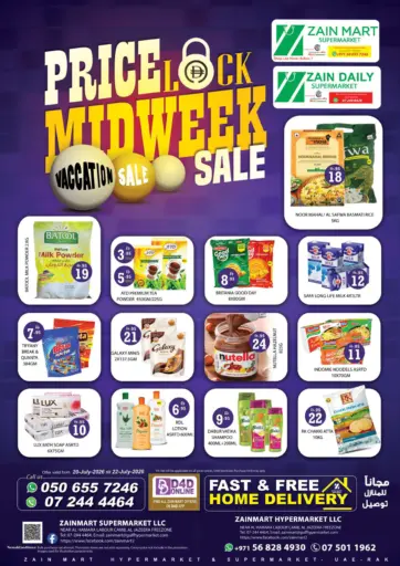Price Lock Midweek Sale