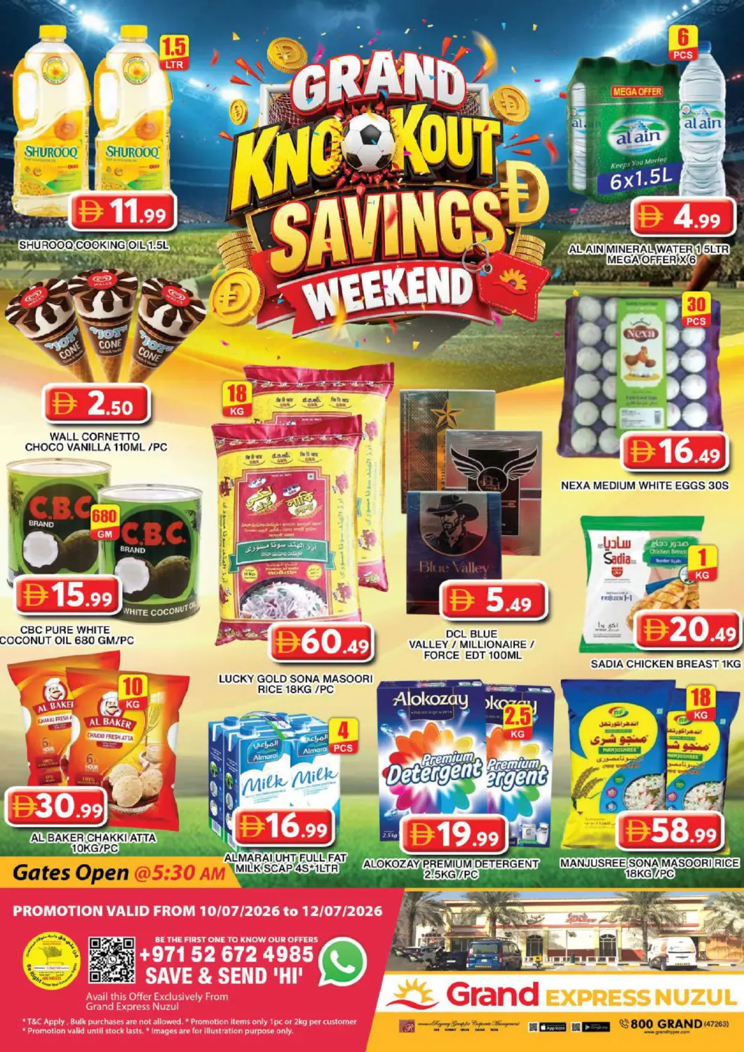 UAE - Dubai Grand Hyper Market offers in D4D Online. Grand Express - Nuzul. . Till 12th July