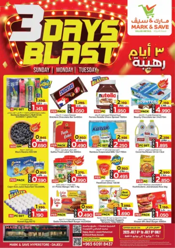 Mark & Save - 3 Days Blast in Kuwait Offers - Kuwait 3 Days Blast