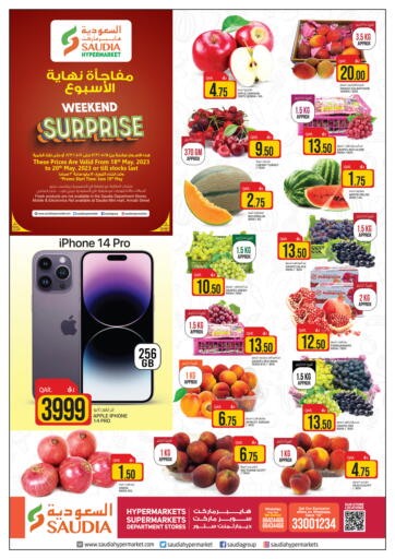 Qatar - Doha Saudia Hypermarket offers in D4D Online. Weekend Surprises. . Till 20th May