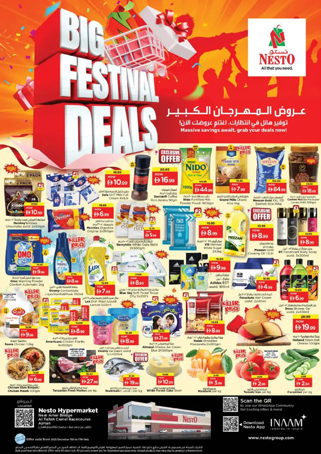 UAE - Sharjah / Ajman Nesto Hypermarket offers in D4D Online. Al Tallah, Ajman. . Till 17th December