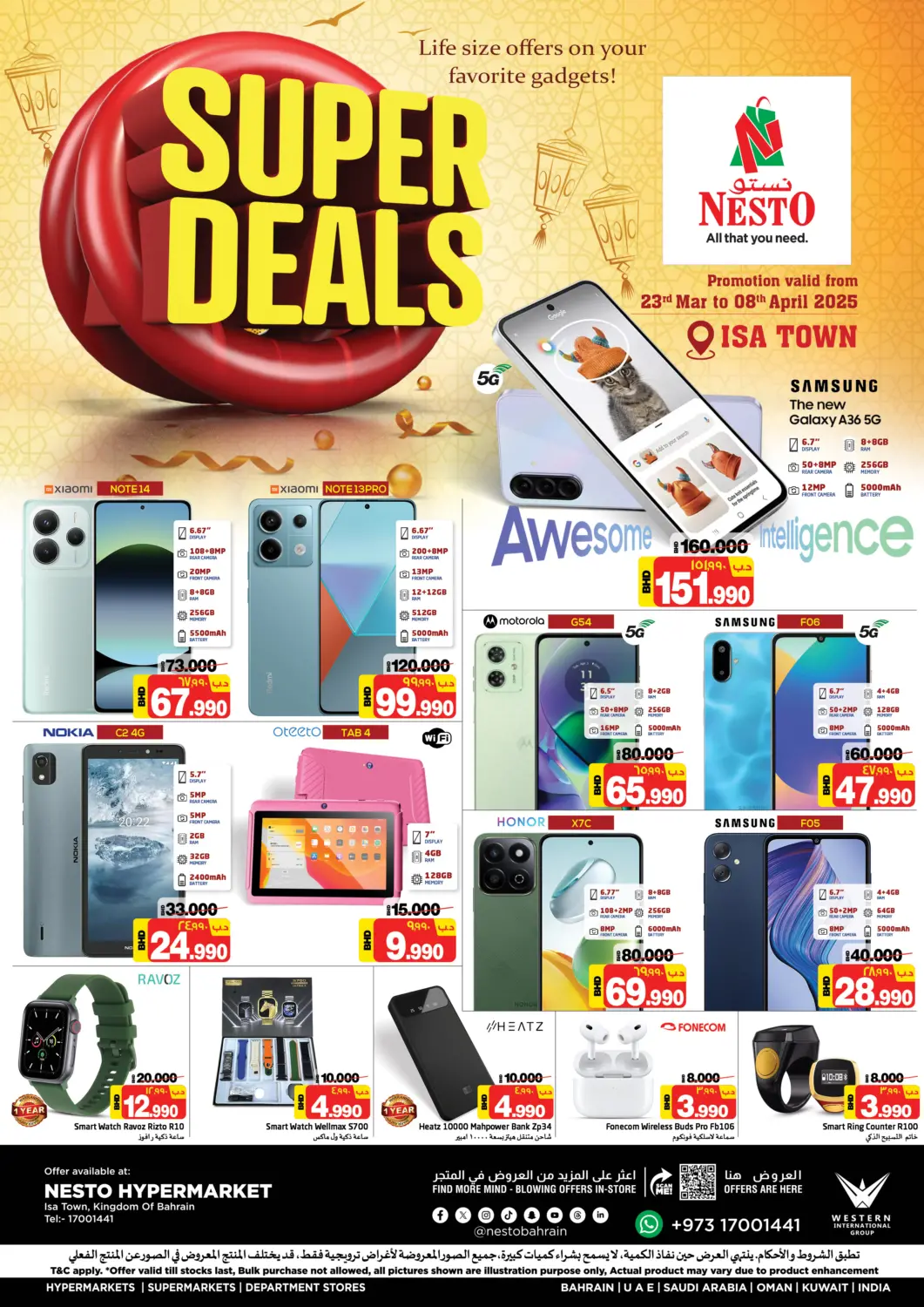 Bahrain NESTO  offers in D4D Online. Super Deals. . Till 8th April