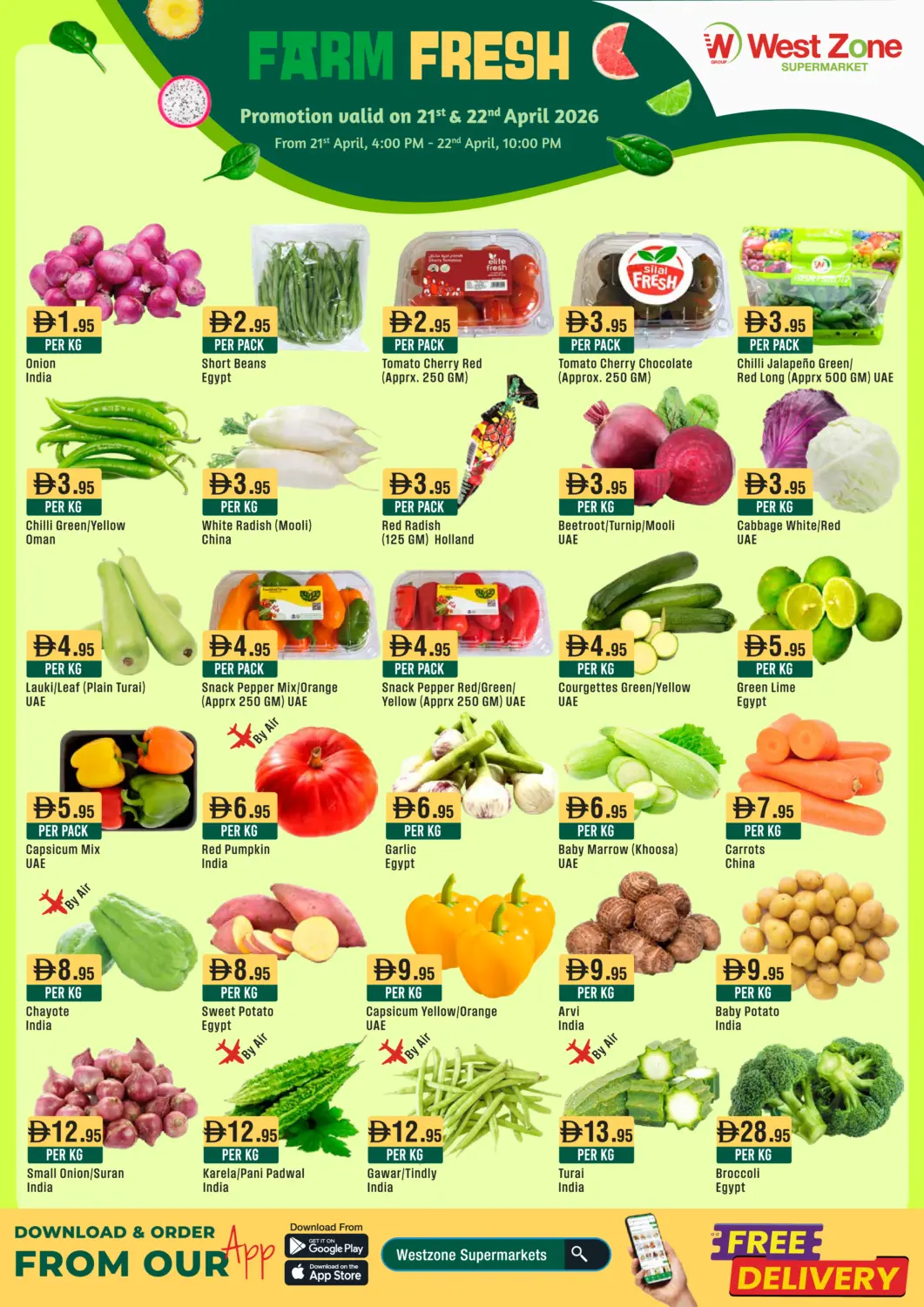 UAE - Sharjah / Ajman West Zone Supermarket offers in D4D Online. Fresh Fresh. . Till 22nd April