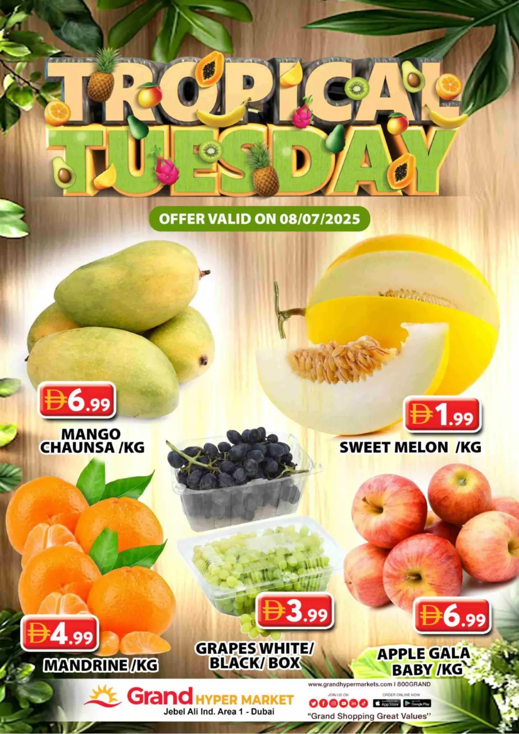 UAE - Dubai Grand Hyper Market offers in D4D Online. Jabel Ali industrial Area 1 - Dubai. . Only On 8th July