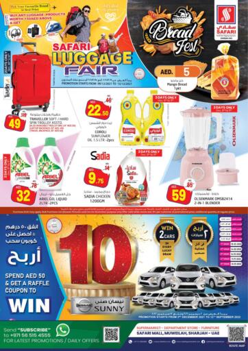 UAE - Sharjah / Ajman Safari Hypermarket  offers in D4D Online. Luggage Fair. . Till 15th December