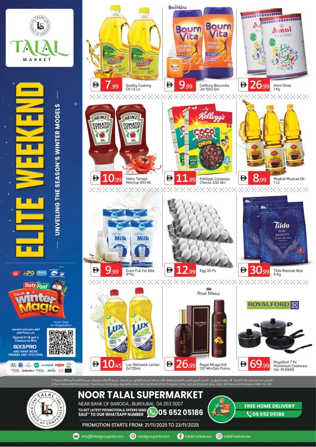 UAE - Dubai TALAL MARKET offers in D4D Online. Noor Talal, Burdubai. . Till 23rd November