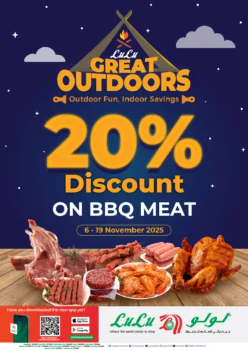20% Discount on BBQ Meat