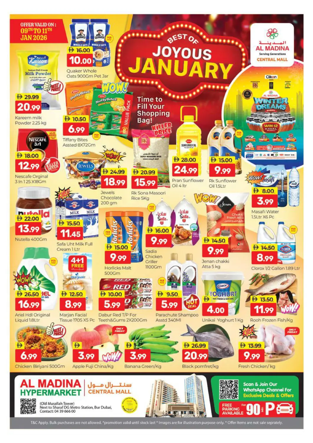 UAE - Dubai Al Madina  offers in D4D Online. Central Mall - Bur Dubai. . Till 11th January