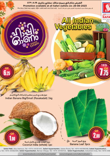 Qatar - Al Wakra Safari Hypermarket offers in D4D Online. Happy Onam. . Only On 28th August