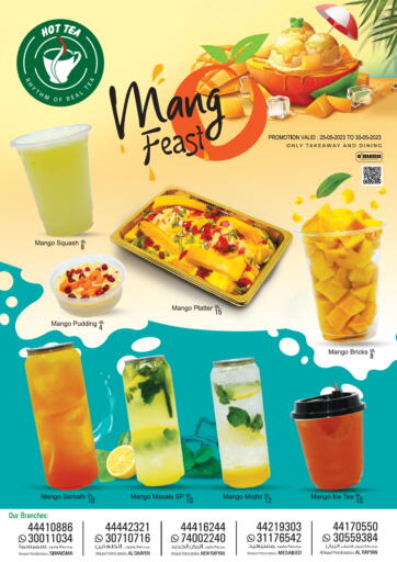 Qatar - Al Shamal Hot Tea offers in D4D Online. Mango Feast. . Till 30th May