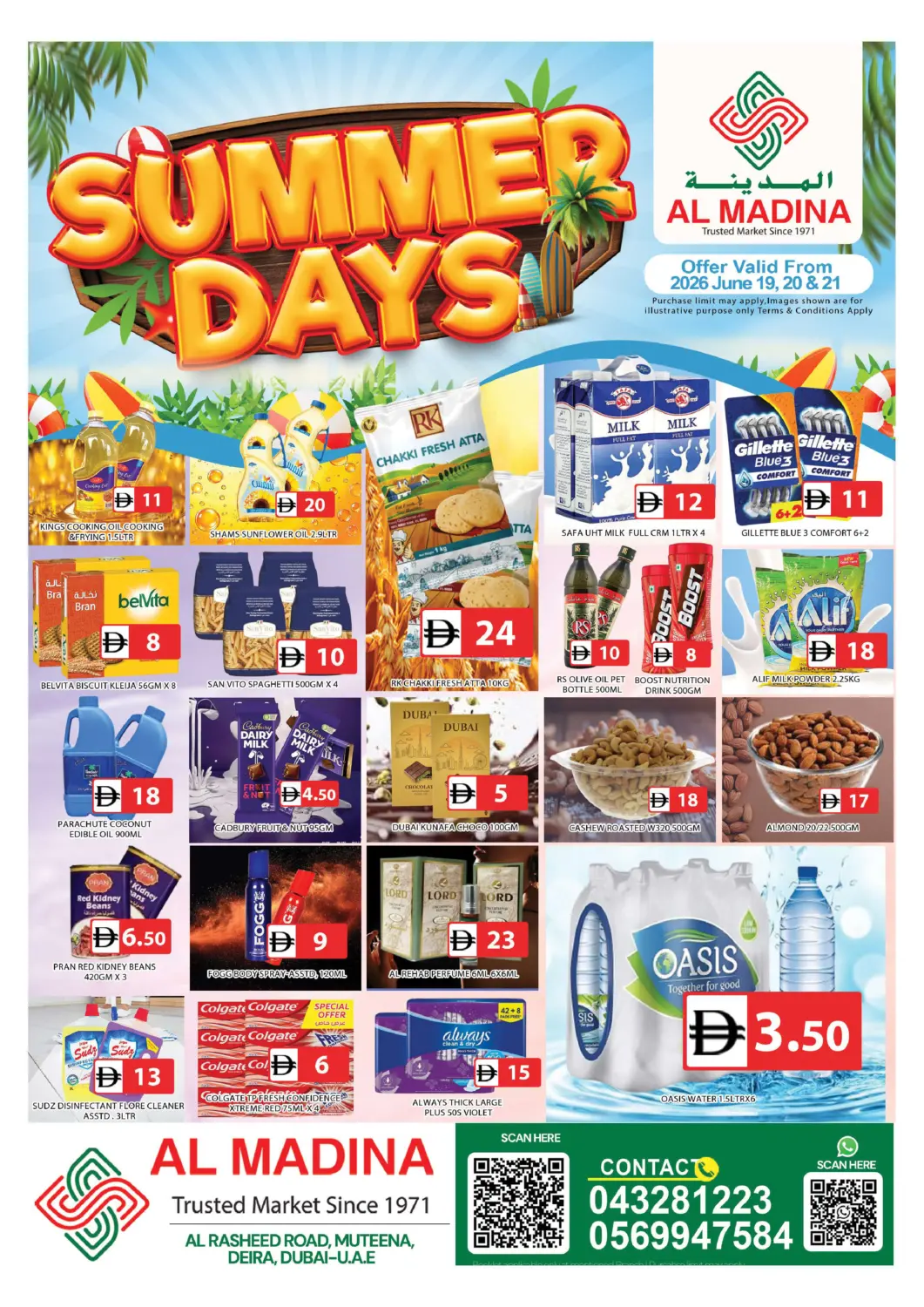 UAE - Dubai AL MADINA (Dubai) offers in D4D Online. Al Rasheed Road, Muteena. . Till 21st June