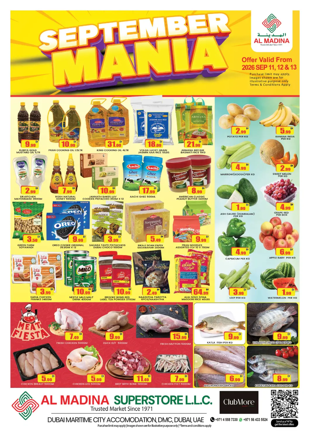 UAE - Dubai AL MADINA (Dubai) offers in D4D Online. Dubai Maritime City. . Till 13th September