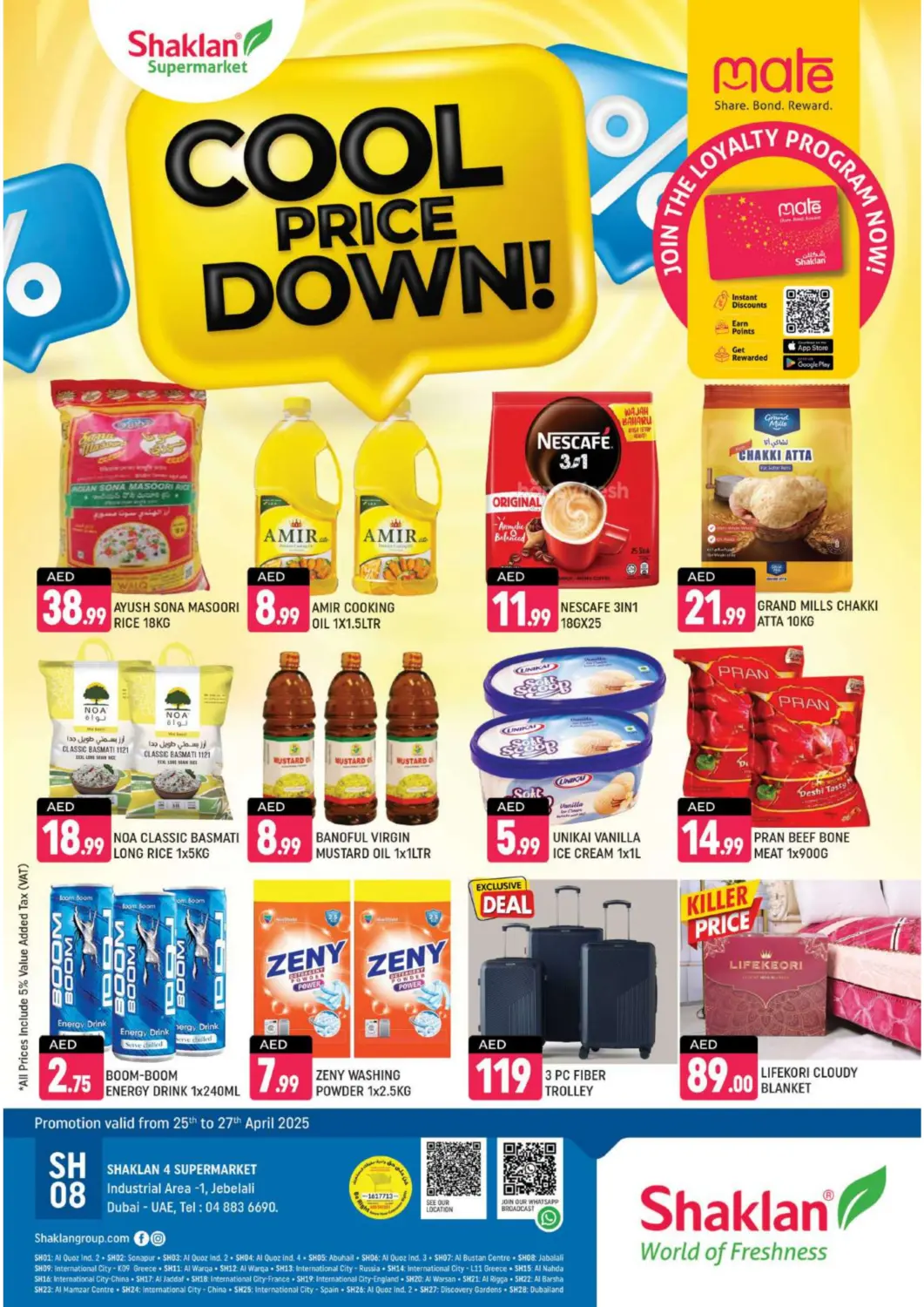 UAE - Dubai Shaklan  offers in D4D Online. Jebel Ali, Ind Area 1, Dubai.. . Till 27th April