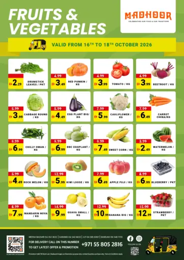 Fruits And Vegetables Offer