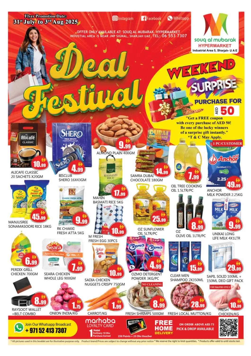 UAE - Sharjah / Ajman Souk Al Mubarak Hypermarket offers in D4D Online. Industrial Area 5, Sharjah. . Till 3rd August