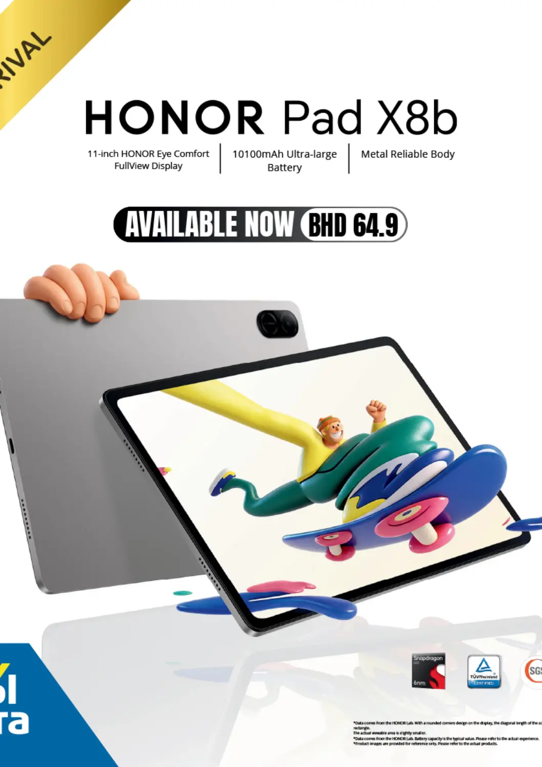 Bahrain eXtra offers in D4D Online. Honor Pad X8b - New Arrival. . Till 28th February