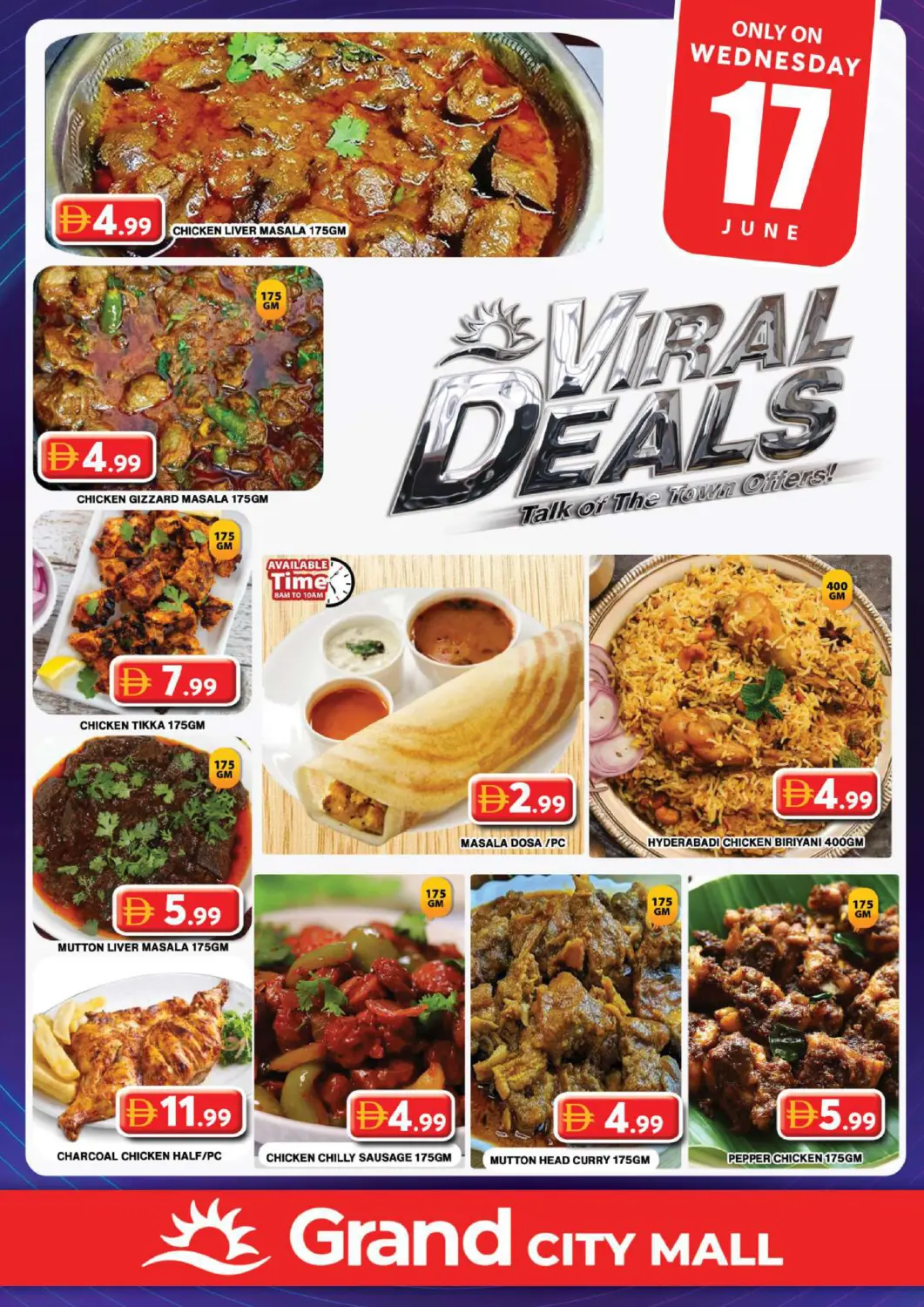UAE - Dubai Grand Hyper Market offers in D4D Online. Grand City Mall,Dubai. . Only On 17th June