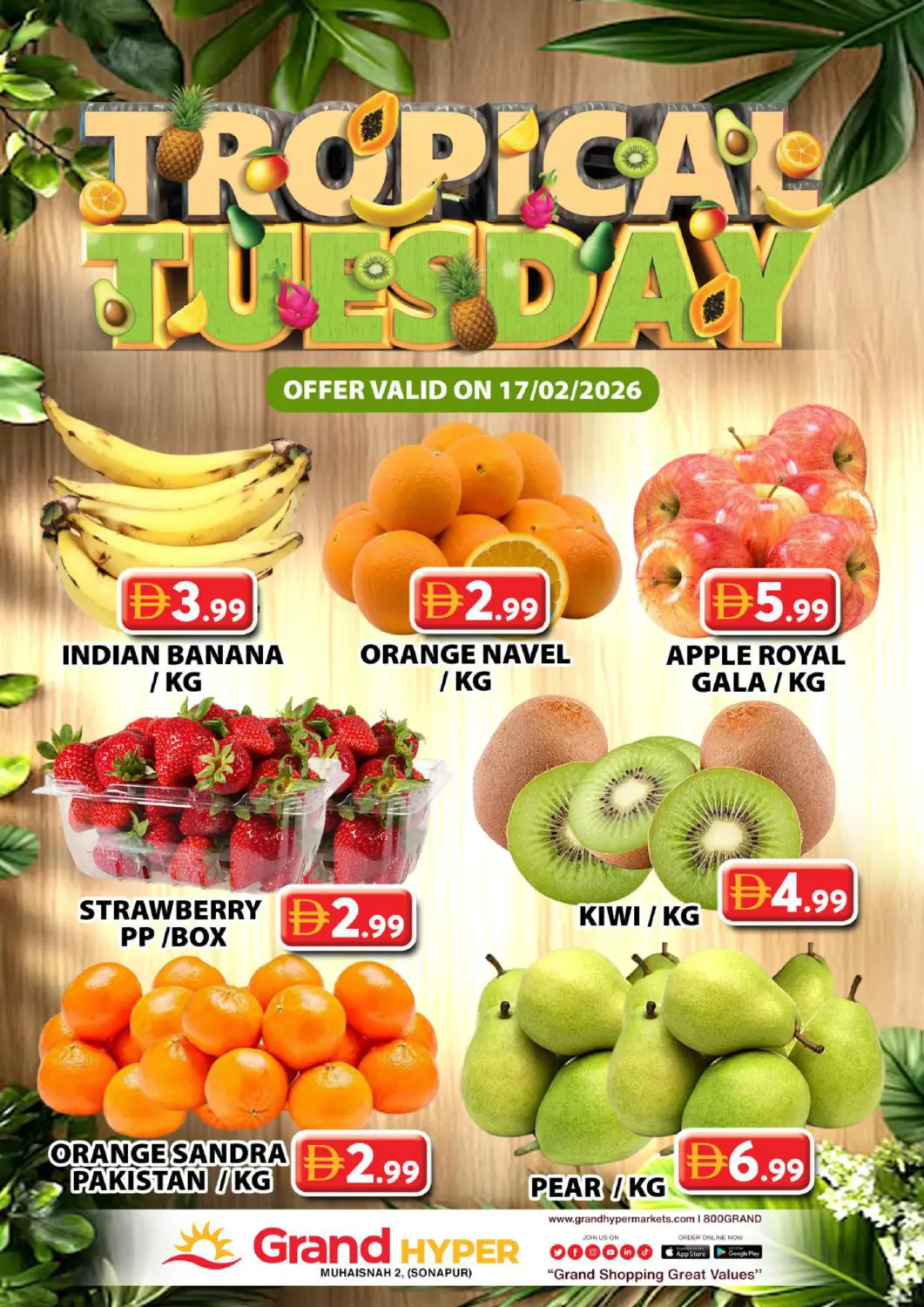 UAE - Dubai Grand Hyper Market offers in D4D Online. Muhaisnah 2, (Sonapur). . Only On 17th February