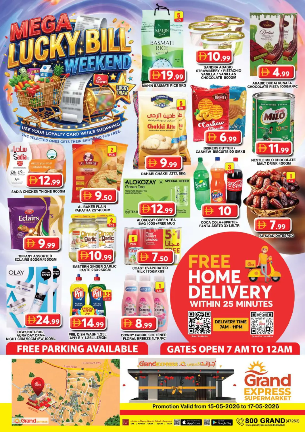 UAE - Dubai Grand Hyper Market offers in D4D Online. Grand Express Supermarket, Dubai. . Till 17th May