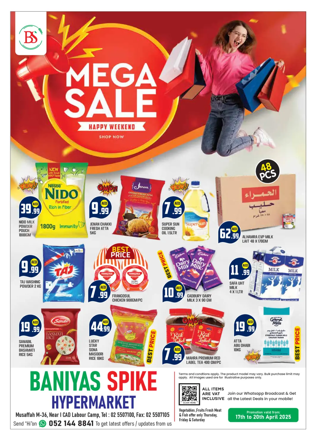 UAE - Abu Dhabi Baniyas Spike  offers in D4D Online. Musaffah M-36. . Till 20th April